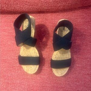 Corkys Women's Sandals with Black Straps